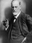 Portrait Sigmund Freud cigar